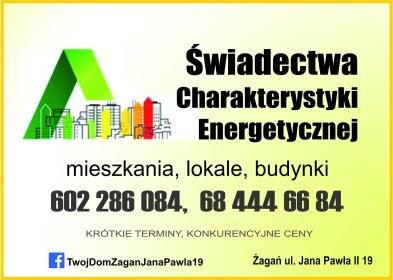 Świadectwo Charakterystki Energetycznej