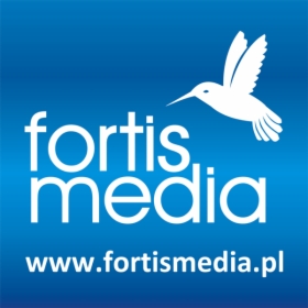 FORTIS MEDIA - logo, księga znaku, projektowanie graficzne, druk