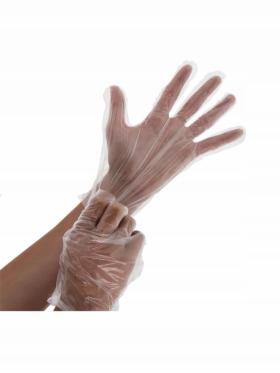 Rękawice foliowe Rękawiczki ochronne HDPE