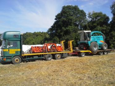 Transport maszyn rolniczych i budowlanych