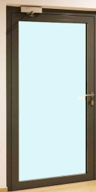 Drzwi aluminiowe jednoskrzydłowe