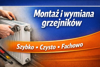 Montaż i wymiana grzejników w mieszkaniu i domu