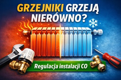 Regulacja i przeróbki instalacji centralnego ogrzewania CO