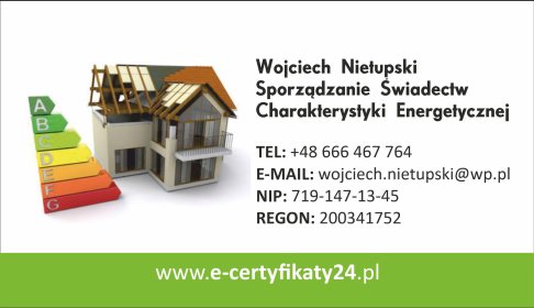 Świadectwo charakterystyki energetycznej budynku lub lokalu mieszkalnego