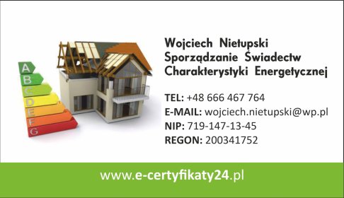 Świadectwo charakterystyki energetycznej budynku lub lokalu mieszkalnego