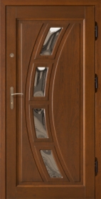 Drzwi Zewnętrzne Ocieplane Dębowe 75mm Grubości