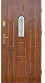 Drzwi stalowe - wz. 2 z przeszkleniem PREMIUM z montażem