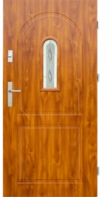 Drzwi stalowe - wz. 3 z przeszkleniem PREMIUM z montażem