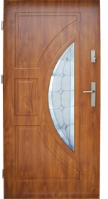 Drzwi stalowe wz. 10 z przeszkleniem PREMIUM z montażem