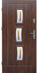 Drzwi stalowe wz. 16 z przeszkleniem PREMIUM z montażem