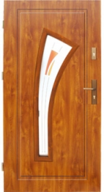 Drzwi stalowe wz. 17 z przeszkleniem PREMIUM z montażem