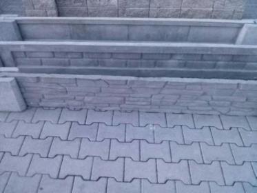 Płyta betonowa pod siatkę 2,46 x 0,25m, płyta betonowa 2,00 x 0,25m, płyty betonowe 2,46 x 0,30 m