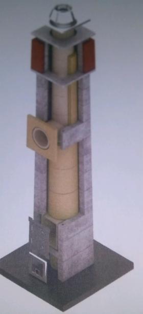 Kominy Łask Kolumna łódzkie, Komin fi 200, komin do gazu, komin fi 180, komin do kominka