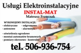 Usługi elektroinstalacyjne INSTAL-MAT ,instalacje elektryczne,Usługi elektryczne