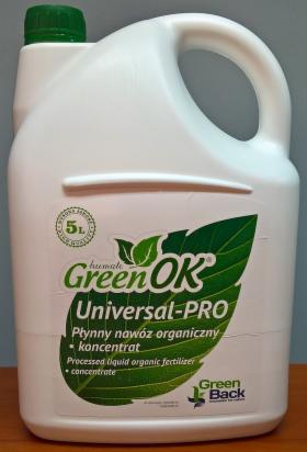 GreenOK Uniwersal-PRO użyźniacz, koncentrat humusowy 5 ltr do 50 hektarów.