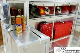 Meble aluminiowe do zabudowy miejsc parkingowych i garażu