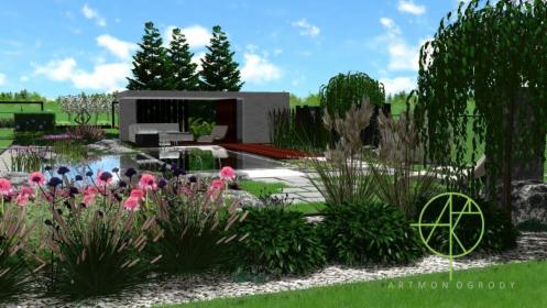 Projektowanie ogrodów Tarnów, projekt ogrodu, projekt nawierzchni, architekt krajobrazu