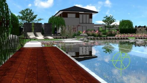 Wizualizacje ogrodów 3D, projekt ogrodu, projekt zieleni, projekt nawierzchni, architekt