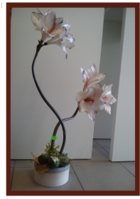 dekoracje ekskluzywne kompozycje kwiaty wazony