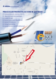 Prace elektroinstalacyjne w zakresie obiektów: