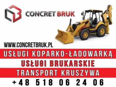 Usługi Koparko-Ładowarką Transport Kruszywa