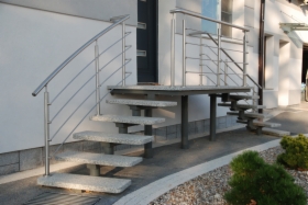 BLATY, PARAPETY, SCHODY