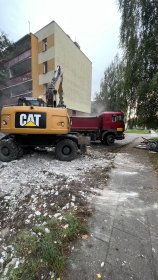 Rozbiórki budynków.