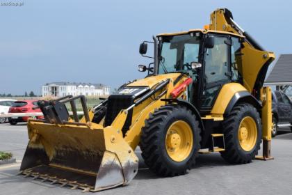 Usługi koparko-ładowarką CAT