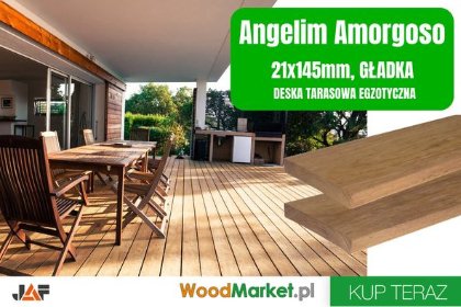 deska tarasowa angelim // gladka21 145 mm klasa KD