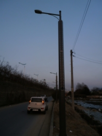 Lampa uliczna LED zasilana z ogniw fotowoltaicznych Lampa uliczna LED zasilana z ogniw fotowoltaicznych
