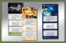 kalendarz trójdzielny