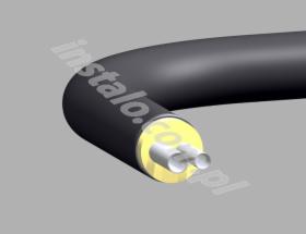 Rura podwójna heatPex-duo z barierą antydyfuzyjną EVOH HD 2x40/125