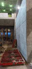 Wykonanie wszystkich konstrukcji z żelbetu: zbiorniki, stopy, ławy, ściany, stropy,