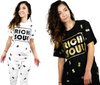 Odzież damska Unikatowe koszulki w dolary, Polskie koszulki bawełniane streetwear