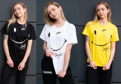 Odzież damska Koszulki bawełniane Streetwear SMILE polski producent koszulek