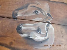 Meble ogrodowe ręcznie zdobione