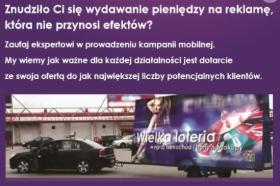 Reklama mobilna, mobil reklamowy + nagłośnienie + wydruk CAŁA POLSKA