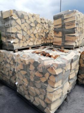 Drewno opałowe BUK KOMINKOWY 33 CM, pocięte, połupane - gotowe do palenia
