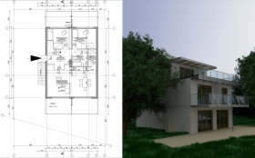 Zaprojektowanie domu jednorodzinnego/ małej architektury/ przebudowa