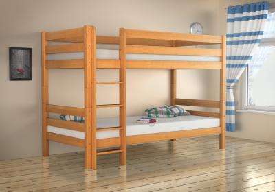 Łóżko piętrowe bukowe
