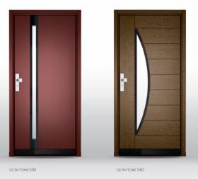 Drzwi drewniane płytowe zewnętrzne Urzędowski