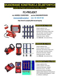 SKANOWANIE KONSTRUKCJI ŻELBETOWYCH FERROSCAN HILTI PS 200