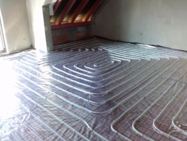 Rozprowadzenie ogrzewania podłogowego