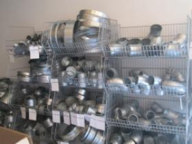 Materiały wentylacji, anemostaty, materiały montażowe