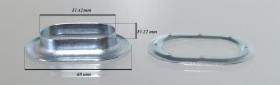OCZKA METALOWE FI 42X22 OWALNE