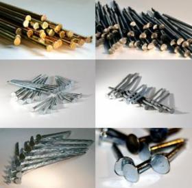 Gwoździe budowlane czarne