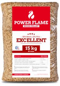 Power Flame Wood Pellet Premium/Excellent/Royal