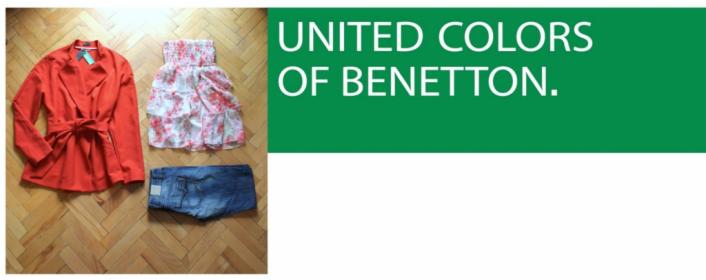 Stock odzieży damskiej i dziecięcej Benetton