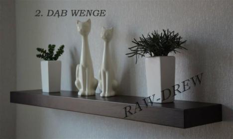 półki bez widocznych mocowań