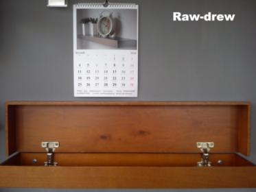 cudowna drewniana półka schowek przedpokój nowość